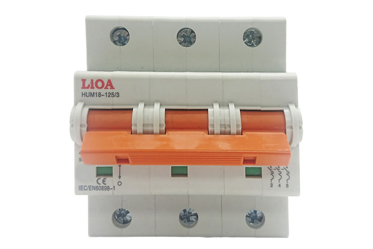 Aptomat loại 3 cực dòng điện 40A LiOA MCB3040/6