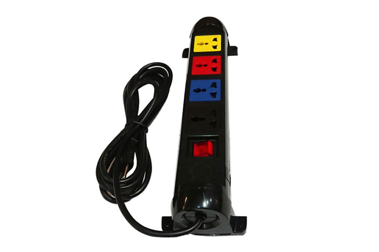 Ổ cắm điện đa năng xoay 4 ổ cắm dây 3m 2200W - 3300W LiOA 4D33N2X