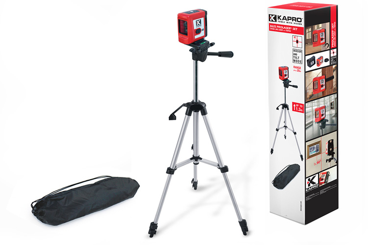 Bộ thiết bị cân mực laser KAPRO 862S SET màu đỏ kèm giá đỡ