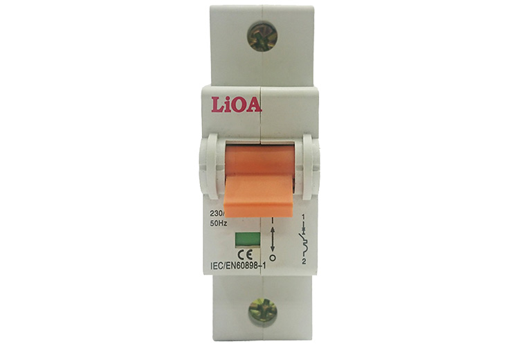 Aptomat loại 1 cực dòng điện 25A LiOA MCB1025/6