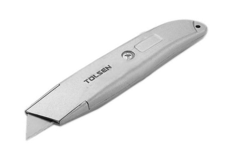 Dao rọc giấy cán nhôm 61x19mm Tolsen 30008