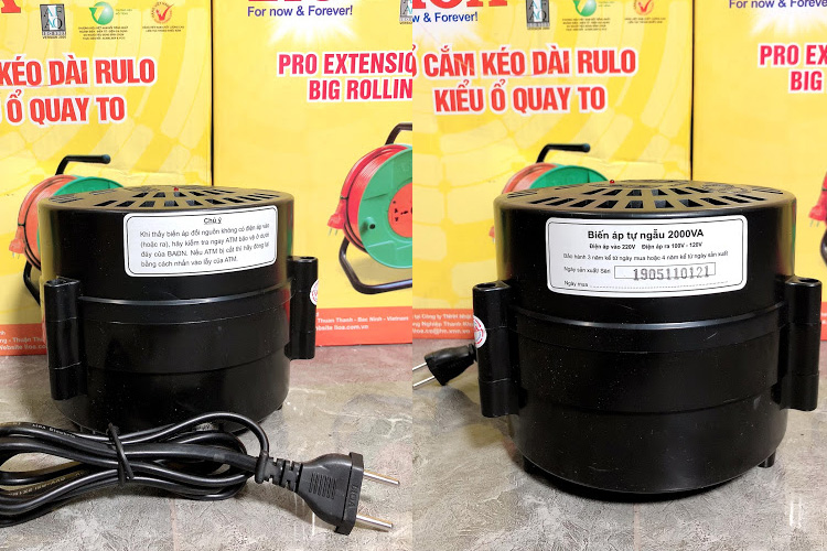 Biến áp đổi nguồn hạ áp 1 pha 2kVA LiOA DN020