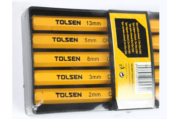 Set of 5 Tolsen 25091 industrial chisels