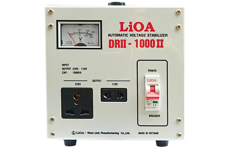 Ổn áp 1 pha 1kVA LiOA DRII- 1000 II