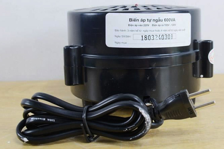 biến áp đổi nguồn hạ áp 1 pha 0.6kVA LiOA DN006