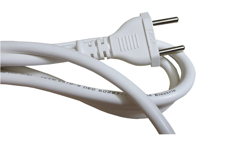 Ổ cắm điện 5 ổ cắm dây 2.5m 3 lõi có đồng hồ báo điện áp 3300w LiOA 5OFSSA2.5-3