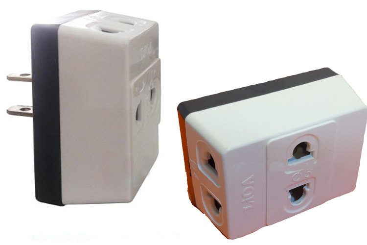 Ổ cắm nối chia 3 ngã chân cắm dẹt LiOA ON3NCD