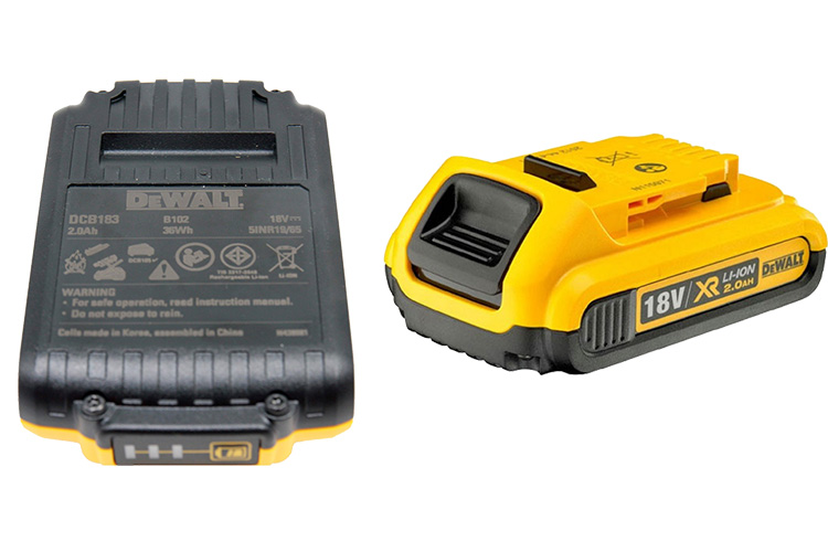 Pin sạc li-ion 18V/2Ah Dewalt DCB183-B1
