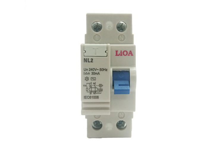 Aptomat chống giật loại 2 cực dòng điện 16A LiOA RCCB2016/30