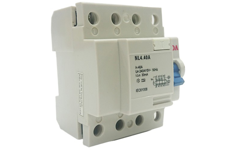 Aptomat chống giật loại 4 cực dòng điện 40A LiOA RCCB4040/30