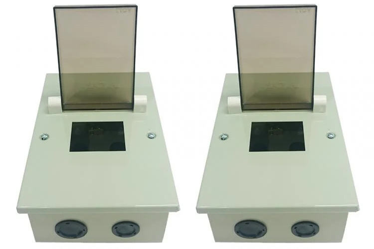 Tủ điện kim loại chứa 2 APTOMAT LiOA SE2PL