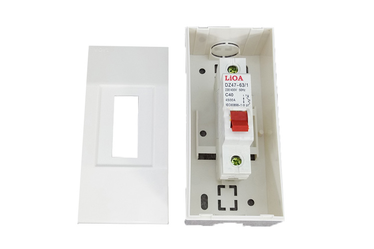 Hộp chứa 1 MCB kiểu M gắn nổi LiOA SE4CC1