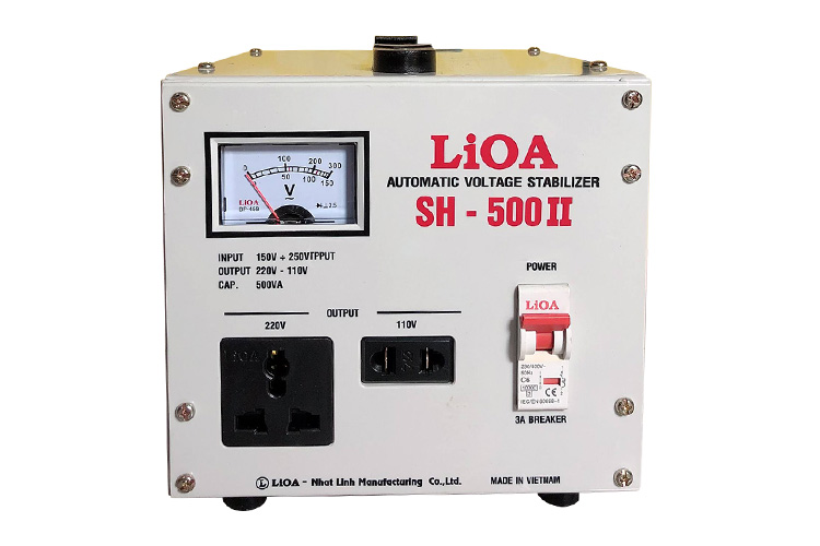Ổn áp 1 pha 0,5kVA LiOA SH- 500 II 