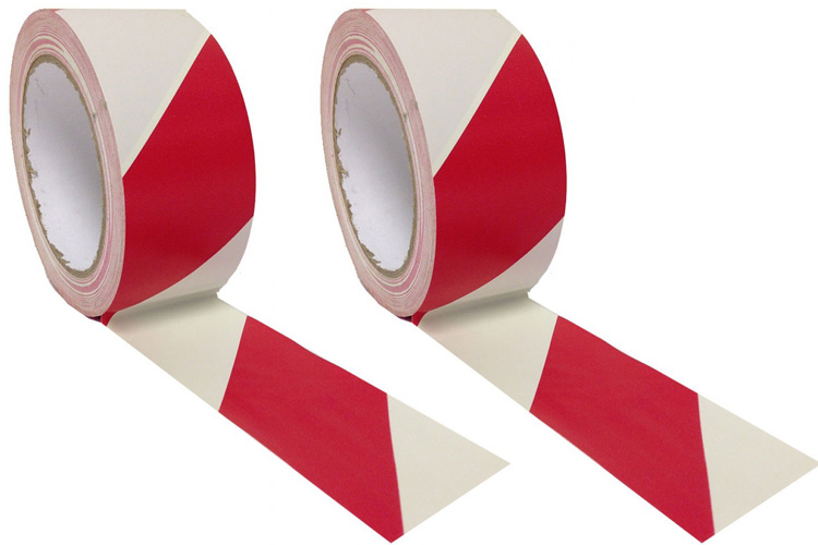 Băng cảnh báo warning đỏ trắng 5cm x 20m Pan Taiwan SE2620