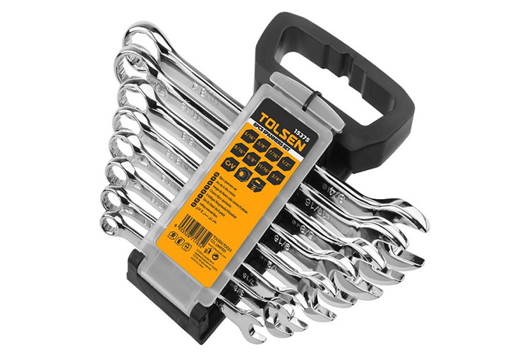 Bộ 8 khóa vòng miệng hệ inch Tolsen 15375