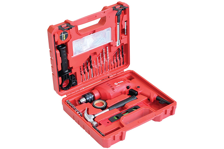 580W impact drill set with 100 accessories Ken 6913S