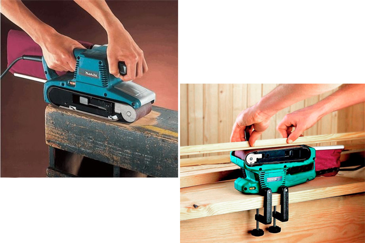 Máy chà nhám băng 650W Makita 9910