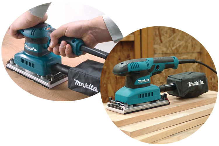 Máy chà nhám rung 190W đường kính 93x228mm Makita BO3711
