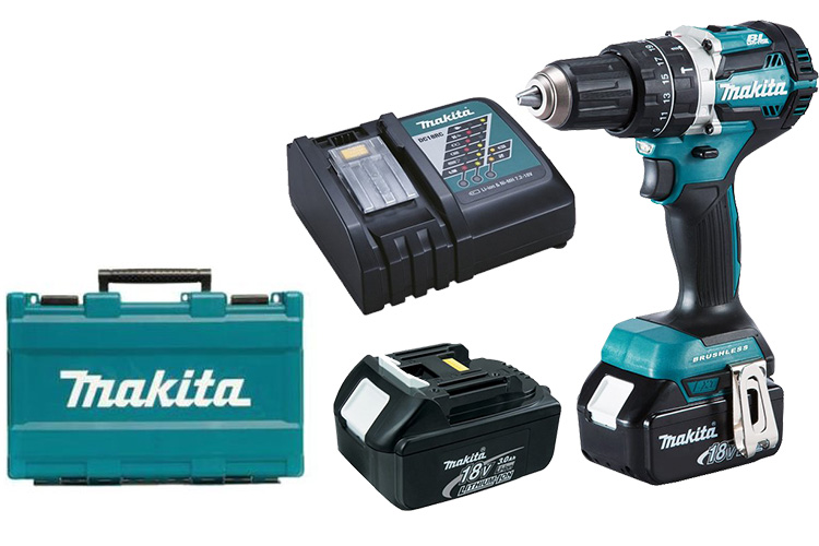 Máy khoan và vặn vít dùng pin 18V Makita DHP484RFE