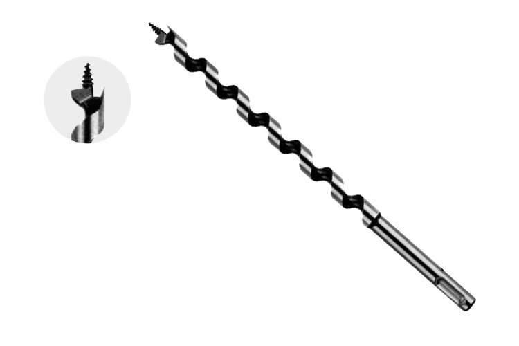 Mũi khoan gỗ xoắn ốc 28mm khoan sâu 140 mm Heller 23307 1