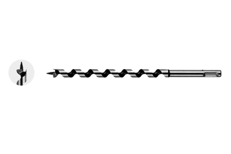 Mũi khoan gỗ xoắn ốc 20mm khoan sâu 150 mm Heller 23302 6