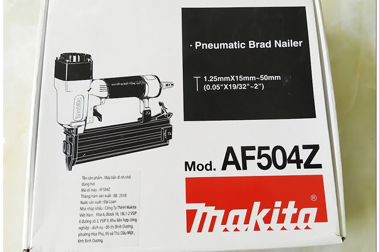 Súng bắn đinh thẳng Makita AF504Z