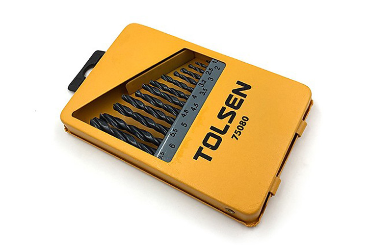 Bộ khoan sắt 13 cây HSS công nghiệp Tolsen 75080