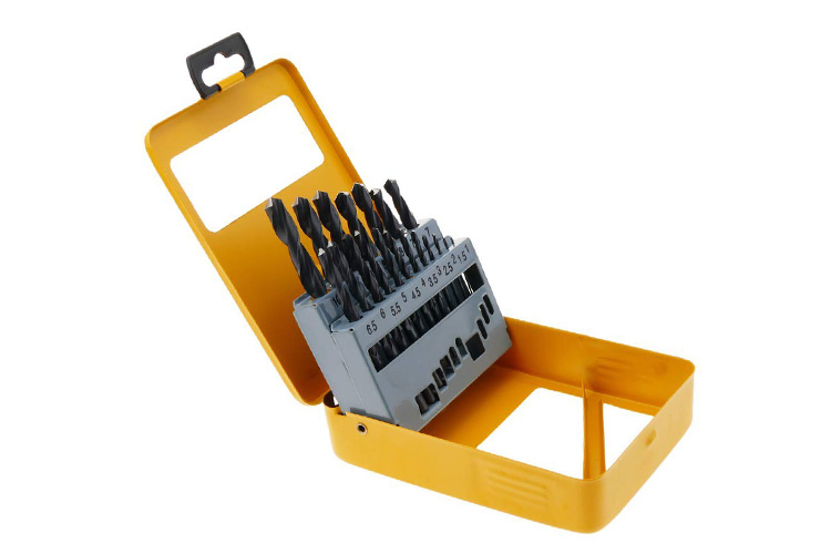 Bộ khoan sắt 19 cây HSS công nghiệp Tolsen 75081