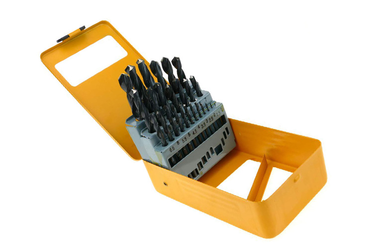 bộ khoan sắt 25 cây HSS công nghiệp Tolsen 75082