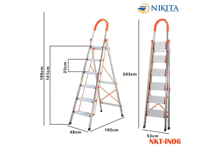 Thang ghế gia đình INOX - NKT-IN06