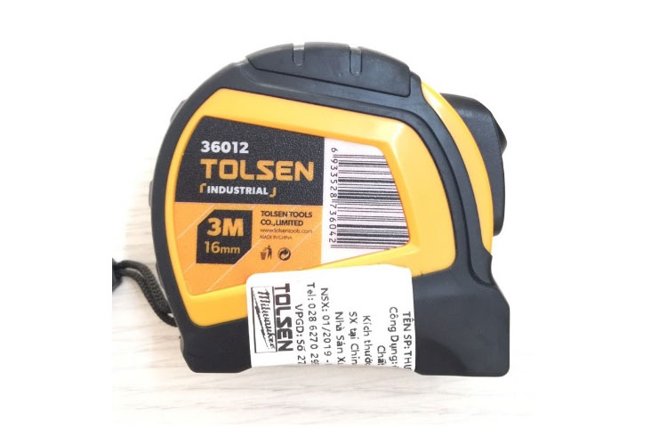 Thước cuộn tự động 3mx16mm Tolsen 36012