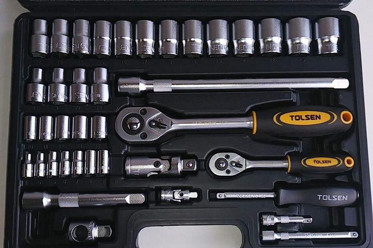 Bộ típ 39 chi tiết 1/2 inch và 1/4 inchTolsen 15140