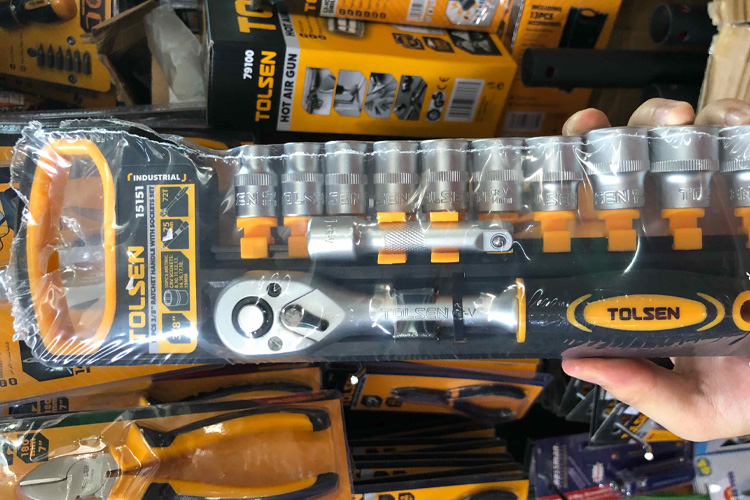 Tolsen 12-piece 3/8 inch automatic tip set 15151