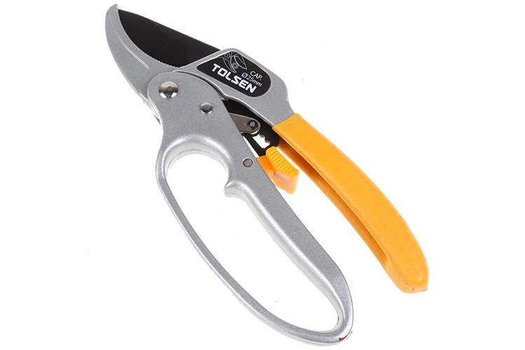 Kéo cắt hoa cán vàng bạc 200mm Tolsen 31023