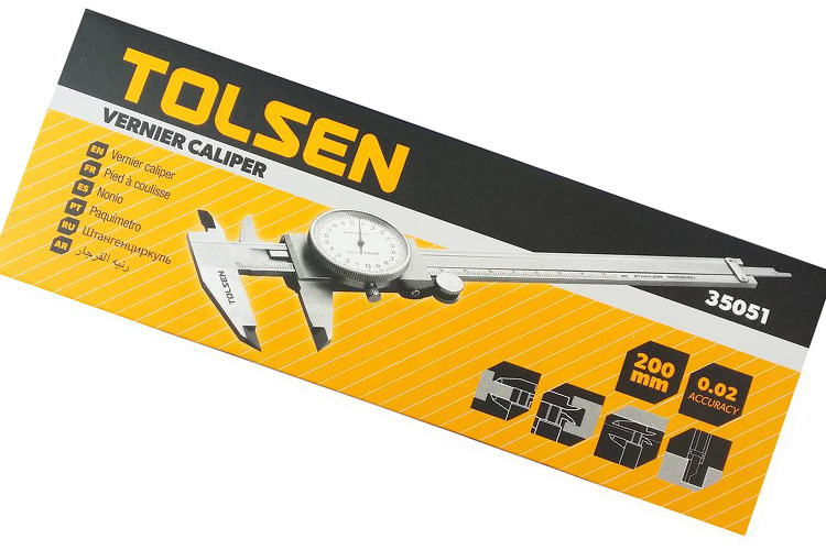 Thước cặp cơ khí 200mm Tolsen 35051