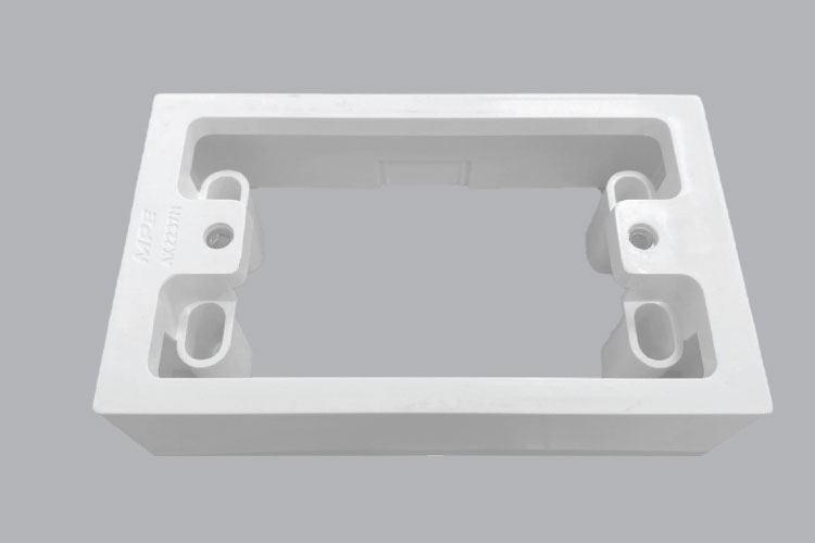Hộp nhựa nổi dùng cho các mặt ổ cắm A20 và viền A20-Wn MPE AK2237N