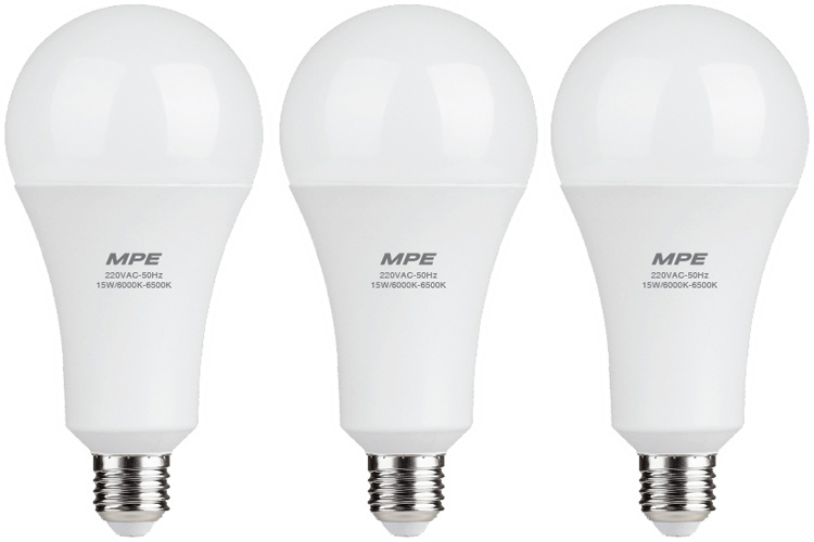 15W LED Bulb lamp, E27 MPE LBD-15T white light