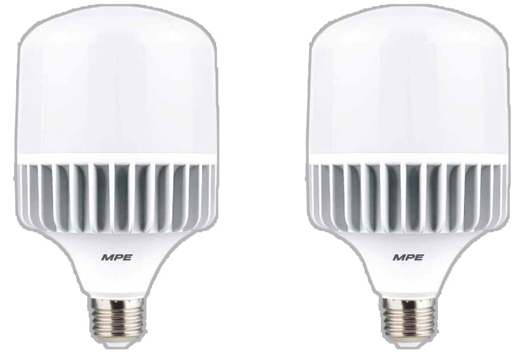 Đèn Led Bulb 50W đui E27 MPE LBD-50V ánh sáng vàng