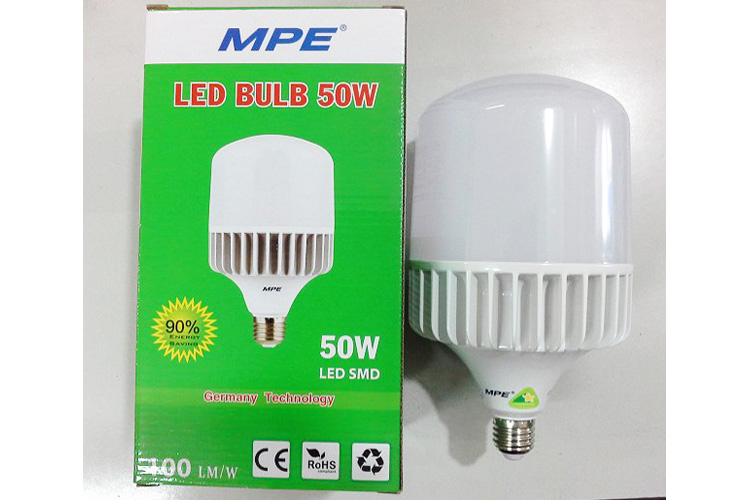 Đèn Led Bulb 50W đui E40 MPE LB-SOT ánh sáng trắng
