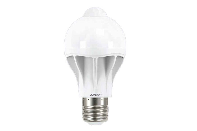 đèn Led Bulb cảm biến chuyển động 9W góc chiếu 230 ° MPE LB-9/MS