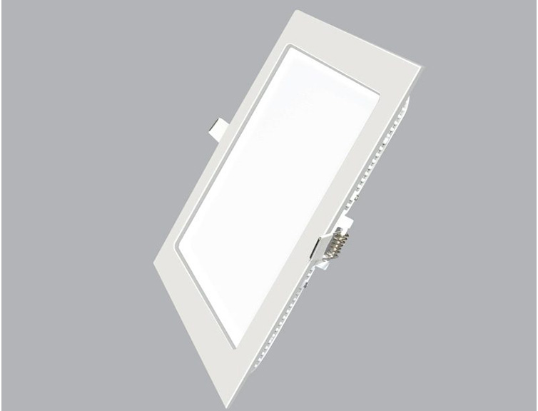 Đèn Led Panel vuông âm trần 24W MPE SPL-24V ánh sáng vàng