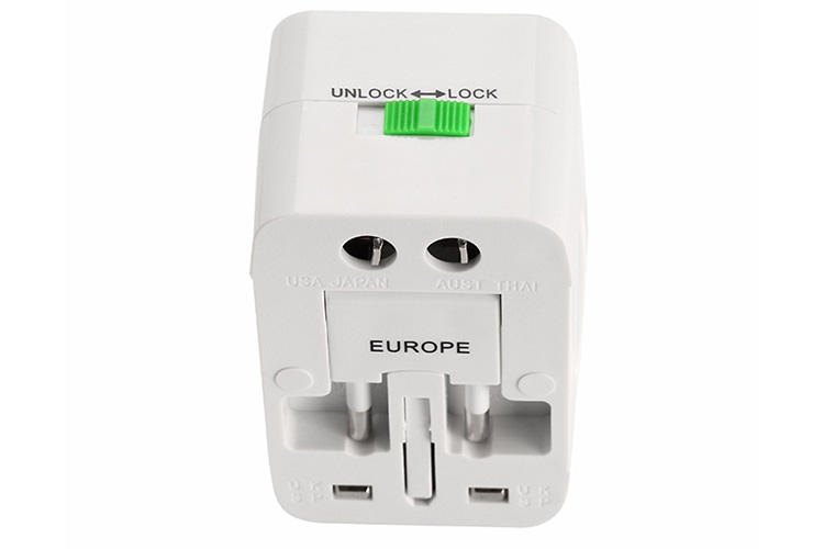 Ổ cắm du lịch tích hợp cổng USB MPE TA3