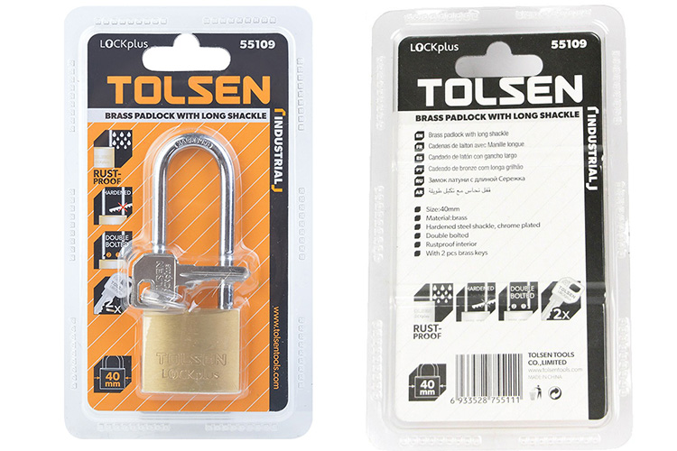 Ổ khóa đồng dài 40mm Tolsen 55109