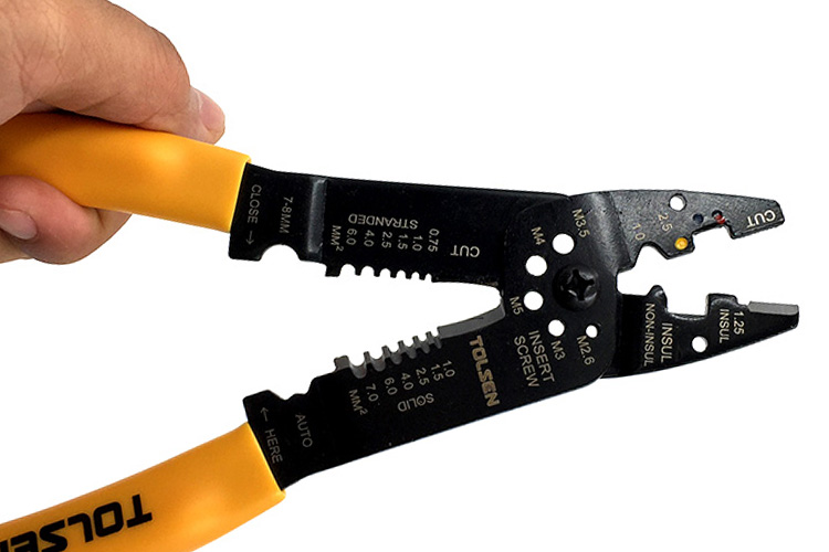 Kìm tuốt dây đa năng 215mm Tolsen 38052