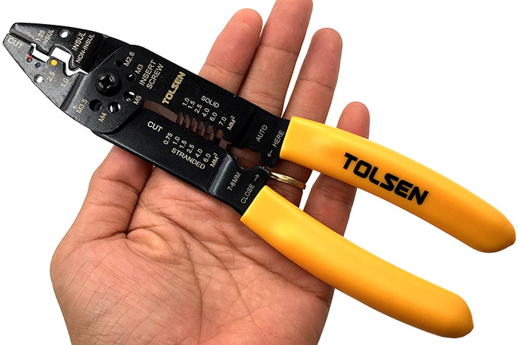 Kìm tuốt dây đa năng 215mm Tolsen 38052