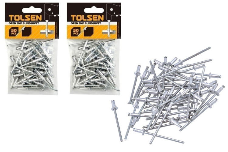 Bọc 50 đinh rive 3.2x6.4mm 50 pcs Tolsen 43007