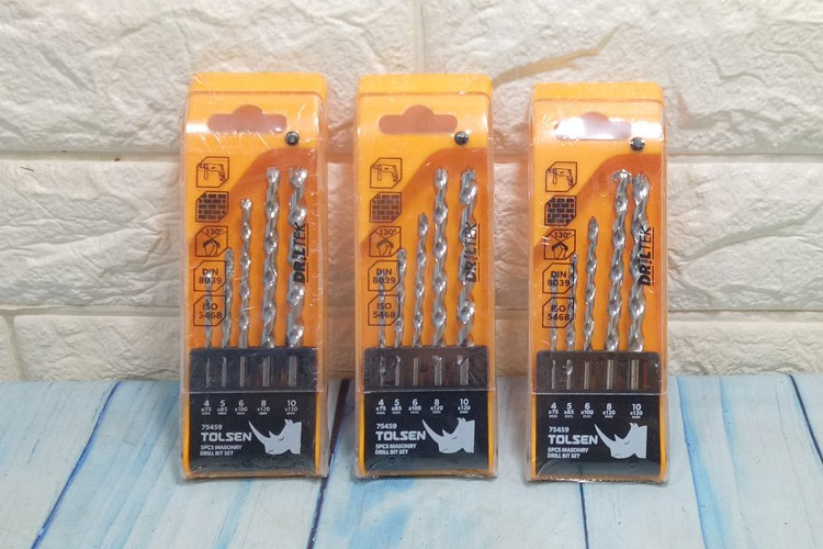 Bộ khoan tường 5 cây Tolsen 75459