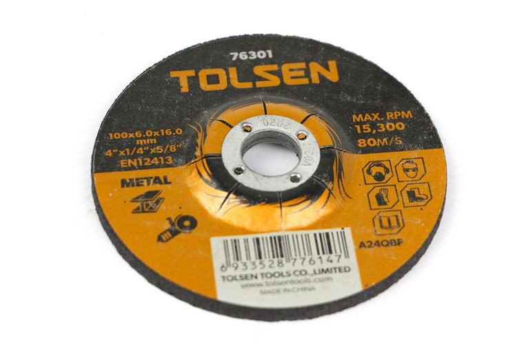Đĩa cắt sắt 100x6.0mm Tolsen 76301