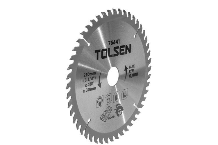 Đĩa cắt gỗ 48 răng 210mm Tolsen 76441