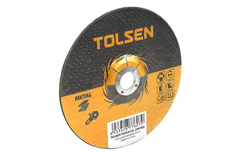 Đĩa cắt sắt và inox mỏng 115mm Tolsen 76132